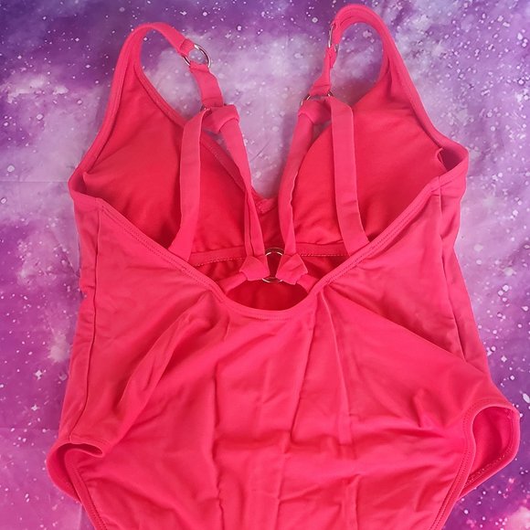 Red swimsuit - New York and Company - Picture 3 of 7